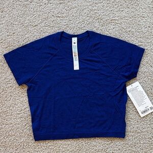 Swiftly Tech Cropped Short Sleeve 2.0 Lark Blue NWT